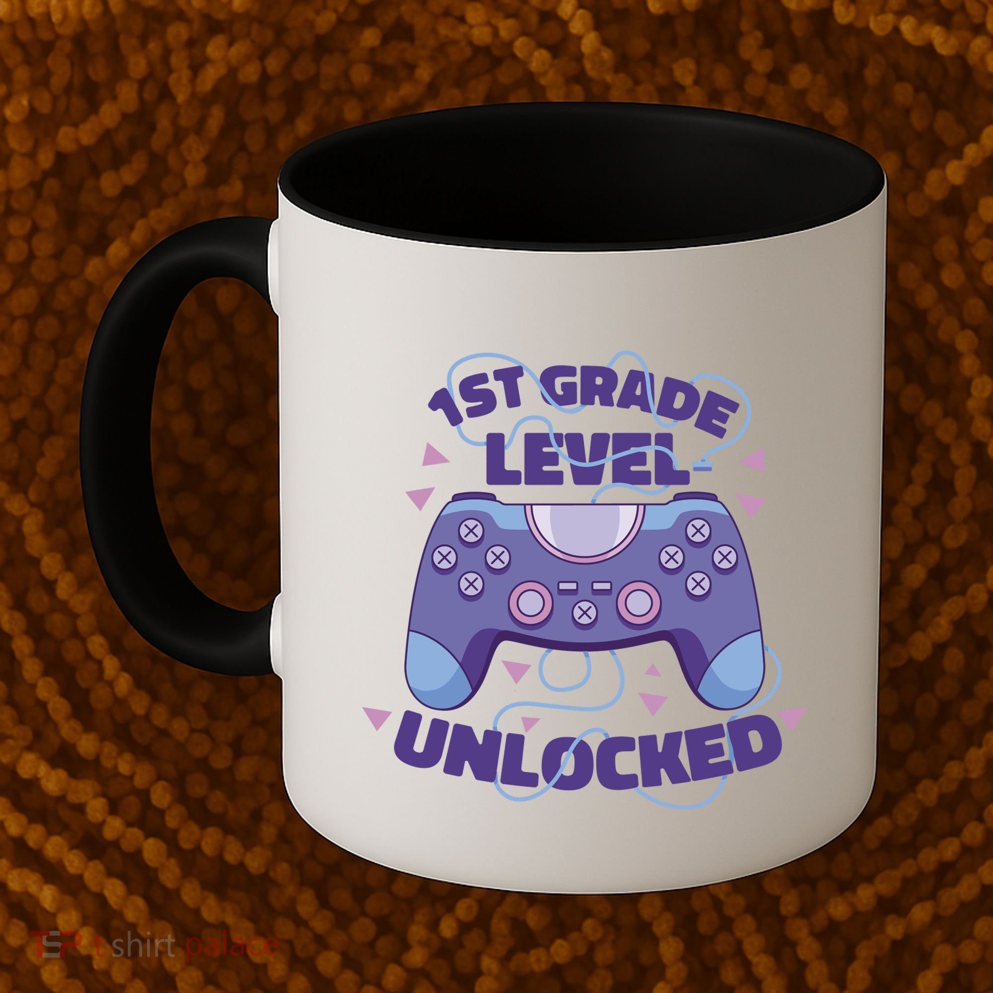 1st Grade Level Unlocked Back To School Gamer Coffee Mug