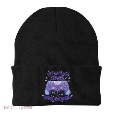 1st Grade Level Unlocked Back To School Gamer Beanie