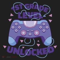 1st Grade Level Unlocked Back To School Gamer Beanie thumb 2