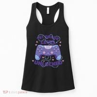 1st Grade Level Unlocked Back To School Gamer Women's Tank Top thumb 0