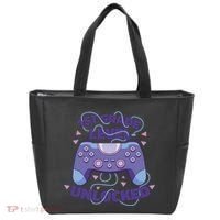 1st Grade Level Unlocked Back To School Gamer Tote Bag thumb 0