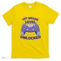 1st Grade Level Unlocked Back To School Gamer T-Shirt thumb 0