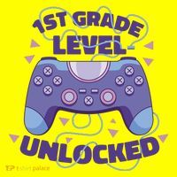 1st Grade Level Unlocked Back To School Gamer Hat thumb 2