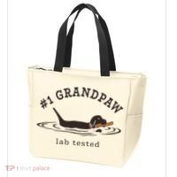 1 Grandpaw Lab Tested Pun Labrador Retriever Grandpa Tote Bag thumb 3
