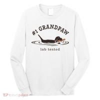 1 Grandpaw Lab Tested Pun Labrador Retriever Grandpa Long Sleeve Shirt thumb 0