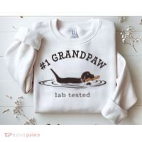 1 Grandpaw Lab Tested Pun Labrador Retriever Grandpa Sweatshirt thumb 2