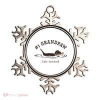 1 Grandpaw Lab Tested Pun Labrador Retriever Grandpa Ornament thumb 0