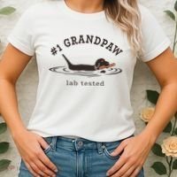 1 Grandpaw Lab Tested Pun Labrador Retriever Grandpa Women's T-Shirt thumb 2
