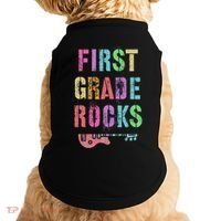 1st GRADE ROCKS Teacher Team Rockstars FIRST Grader Rockstar Doggie Tank thumb 0