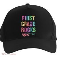 1st GRADE ROCKS Teacher Team Rockstars FIRST Grader Rockstar Five-Panel Snapback Cap thumb 0