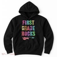 1st GRADE ROCKS Teacher Team Rockstars FIRST Grader Rockstar Hoodie thumb 0