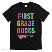 1st GRADE ROCKS Teacher Team Rockstars FIRST Grader Rockstar T-Shirt thumb 0