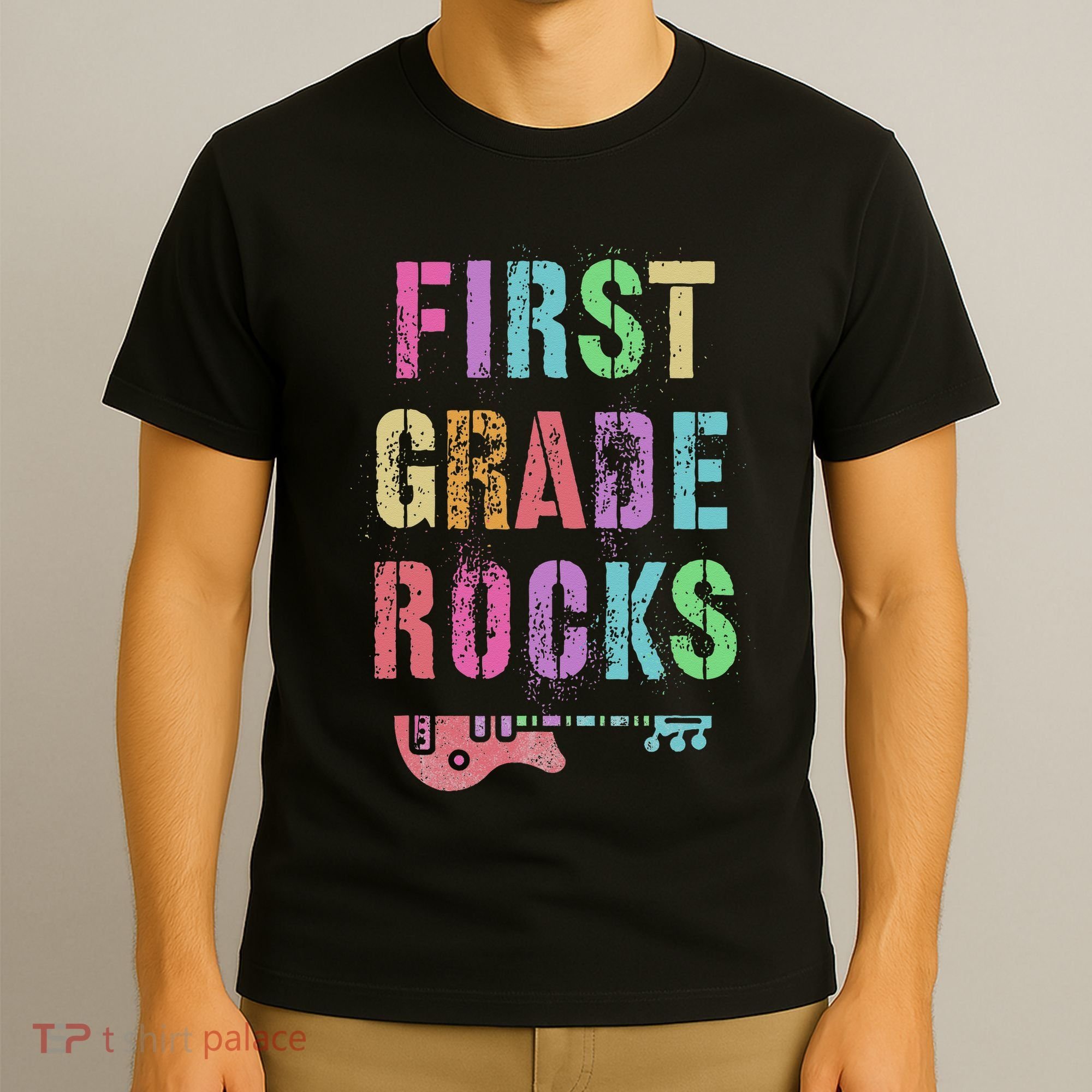 1st GRADE ROCKS Teacher Team Rockstars FIRST Grader Rockstar T-Shirt