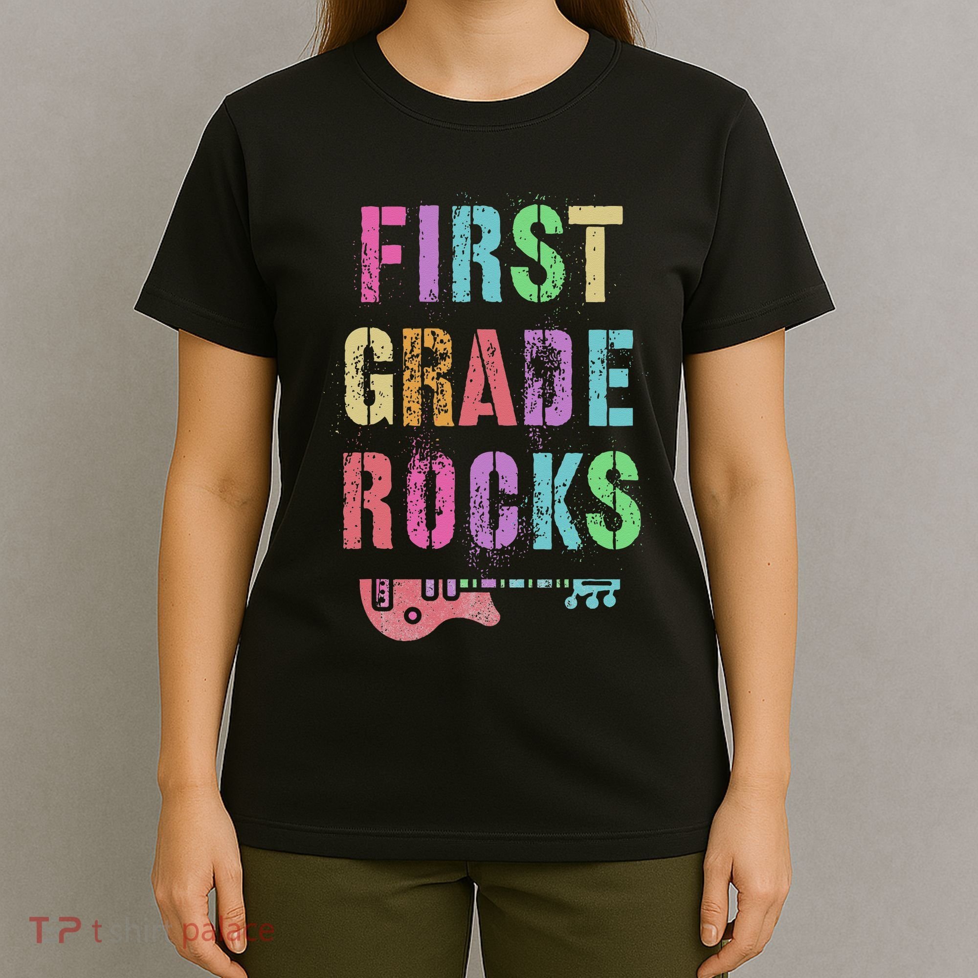 1st GRADE ROCKS Teacher Team Rockstars FIRST Grader Rockstar T-Shirt