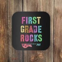 1st GRADE ROCKS Teacher Team Rockstars FIRST Grader Rockstar Coaster thumb 0