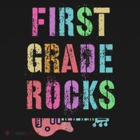 1st GRADE ROCKS Teacher Team Rockstars FIRST Grader Rockstar Women's Hoodie thumb 2