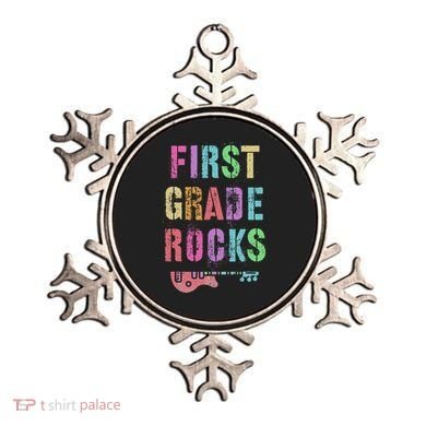 1st GRADE ROCKS Teacher Team Rockstars FIRST Grader Rockstar Ornament