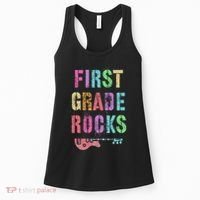 1st GRADE ROCKS Teacher Team Rockstars FIRST Grader Rockstar Women's Tank Top thumb 0