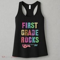 1st GRADE ROCKS Teacher Team Rockstars FIRST Grader Rockstar Women's Tank Top thumb 3