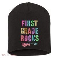 1st GRADE ROCKS Teacher Team Rockstars FIRST Grader Rockstar Short Acrylic Beanie thumb 0