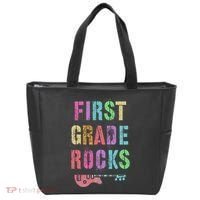 1st GRADE ROCKS Teacher Team Rockstars FIRST Grader Rockstar Tote Bag thumb 0