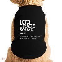 10th Grade Squad Back To School Gift Teacher Tenth Grade Team Gift Doggie Tank thumb 0