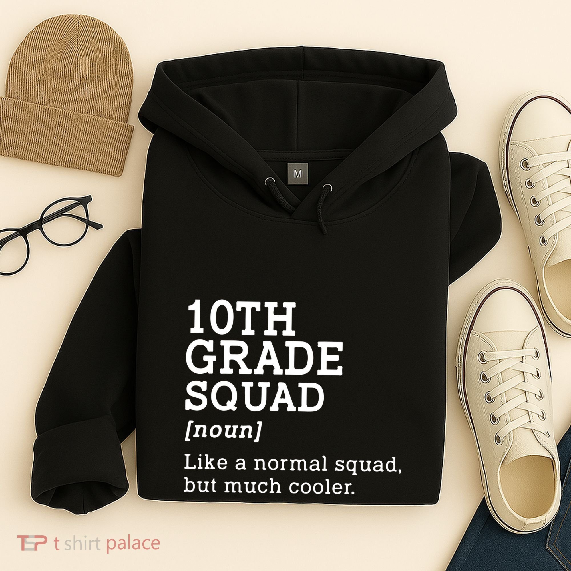 10th Grade Squad Back To School Gift Teacher Tenth Grade Team Gift Hoodie