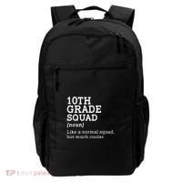 10th Grade Squad Back To School Gift Teacher Tenth Grade Team Gift Backpack thumb 0