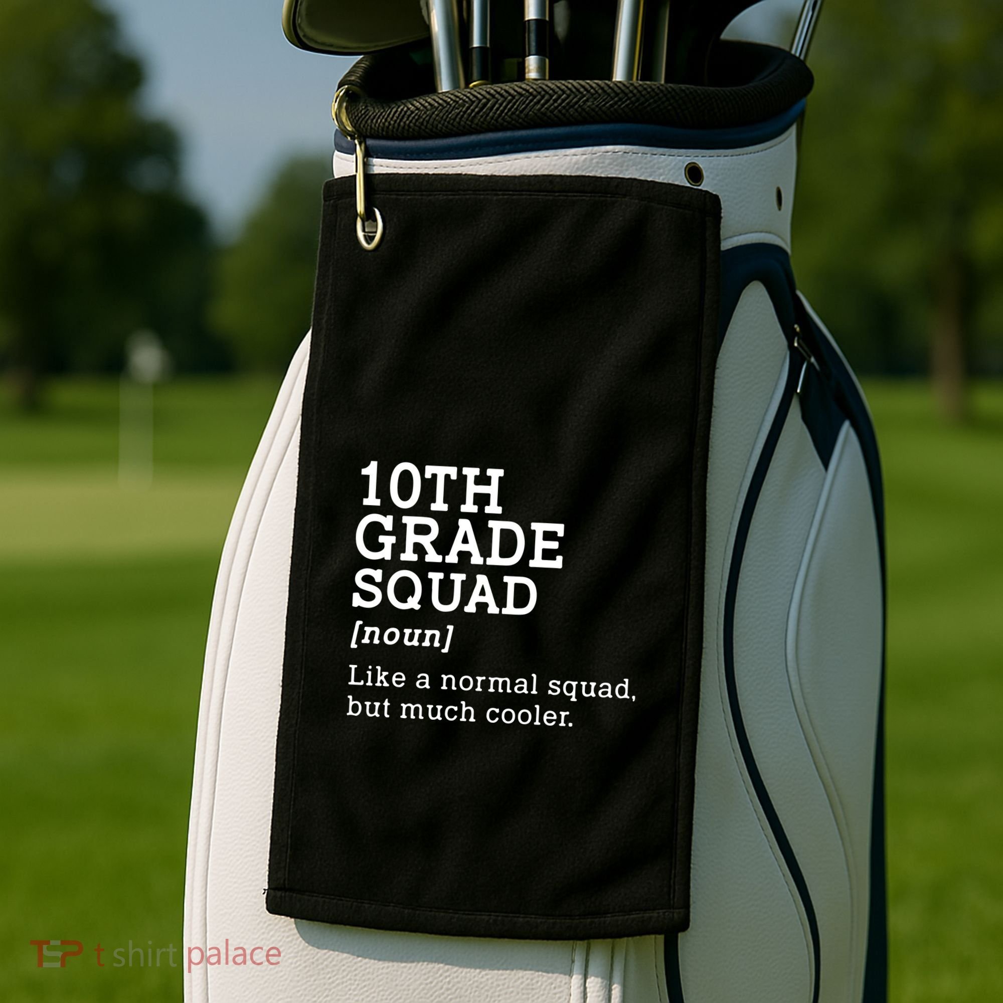 10th Grade Squad Back To School Gift Teacher Tenth Grade Team Gift Golf Towel