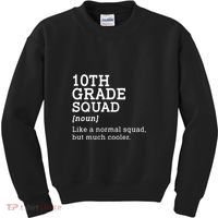 10th Grade Squad Back To School Gift Teacher Tenth Grade Team Gift Kids Sweatshirt thumb 0