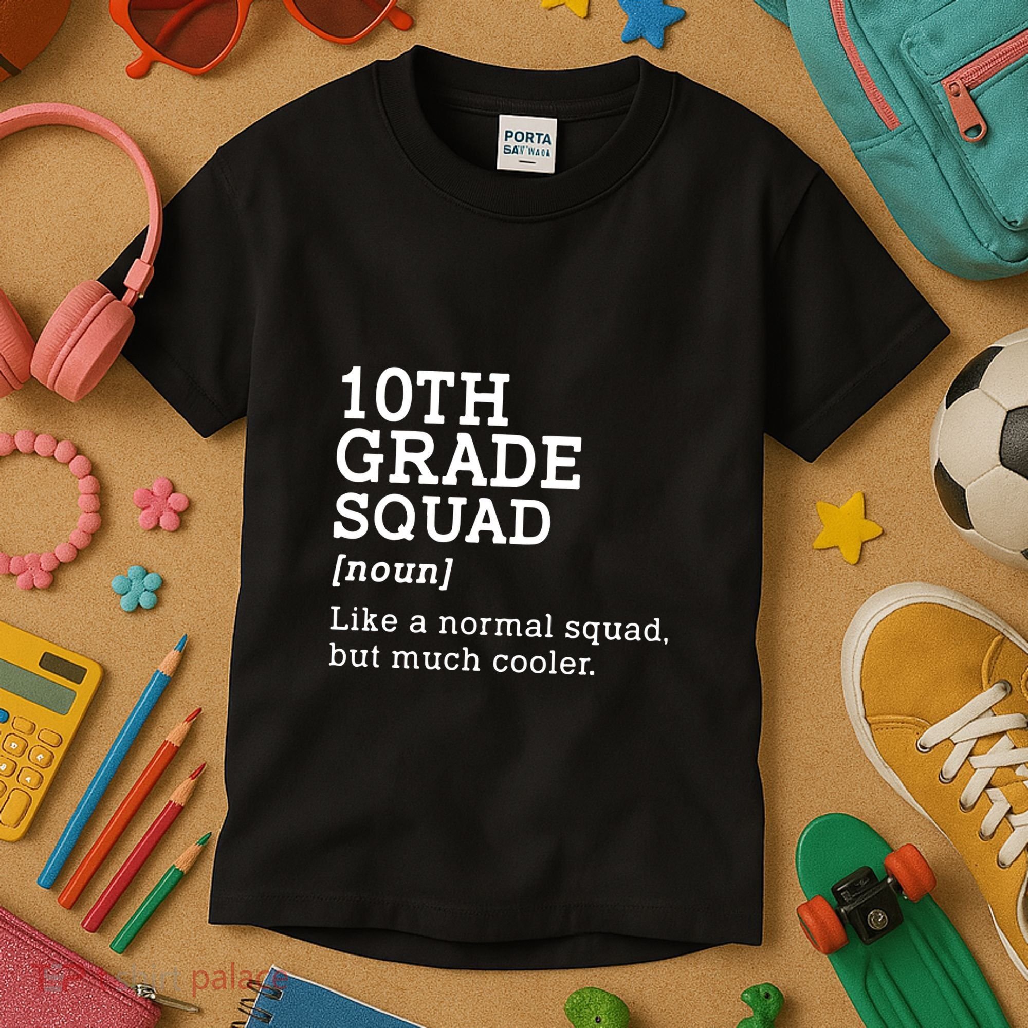 10th Grade Squad Back To School Gift Teacher Tenth Grade Team Gift Kids T-Shirt