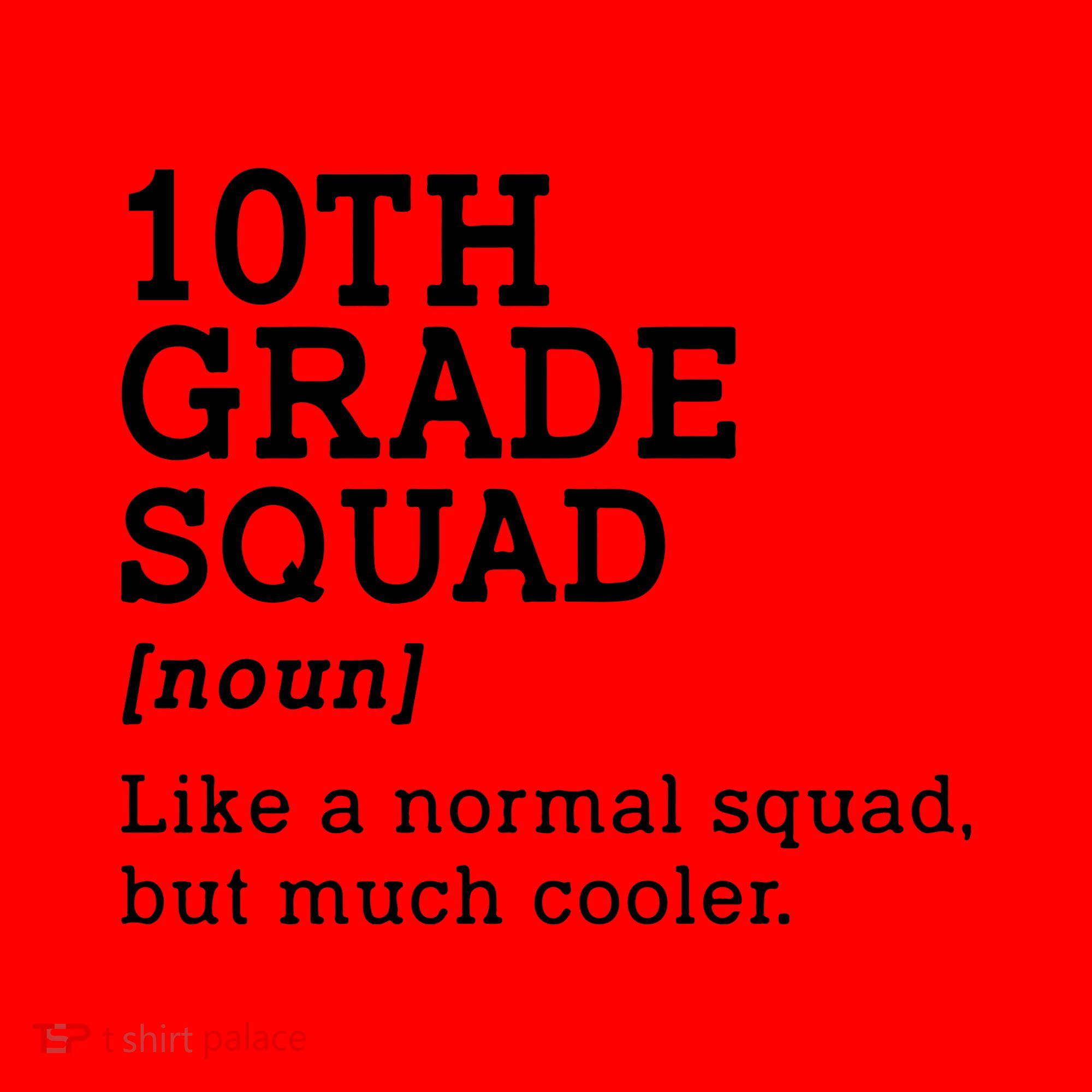 10th Grade Squad Back To School Gift Teacher Tenth Grade Team Gift Santa Hat