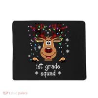 1st Grade Squad Reindeer Christmas Mousepad thumb 0