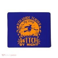 10Th Grade Teacher By Day Witch By Night Funny Halloween Gift Mousepad thumb 0