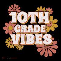 10Th Grade Vibes Great Gift Tenth Grade Retro Floral Teachers Funny Gift Coffee Mug thumb 5