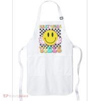 1st Grade Vibes Smile Face Back To School First Grade Apron thumb 0