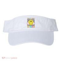 1st Grade Vibes Smile Face Back To School First Grade Visor thumb 0