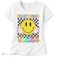 1st Grade Vibes Smile Face Back To School First Grade Women's T-Shirt thumb 0