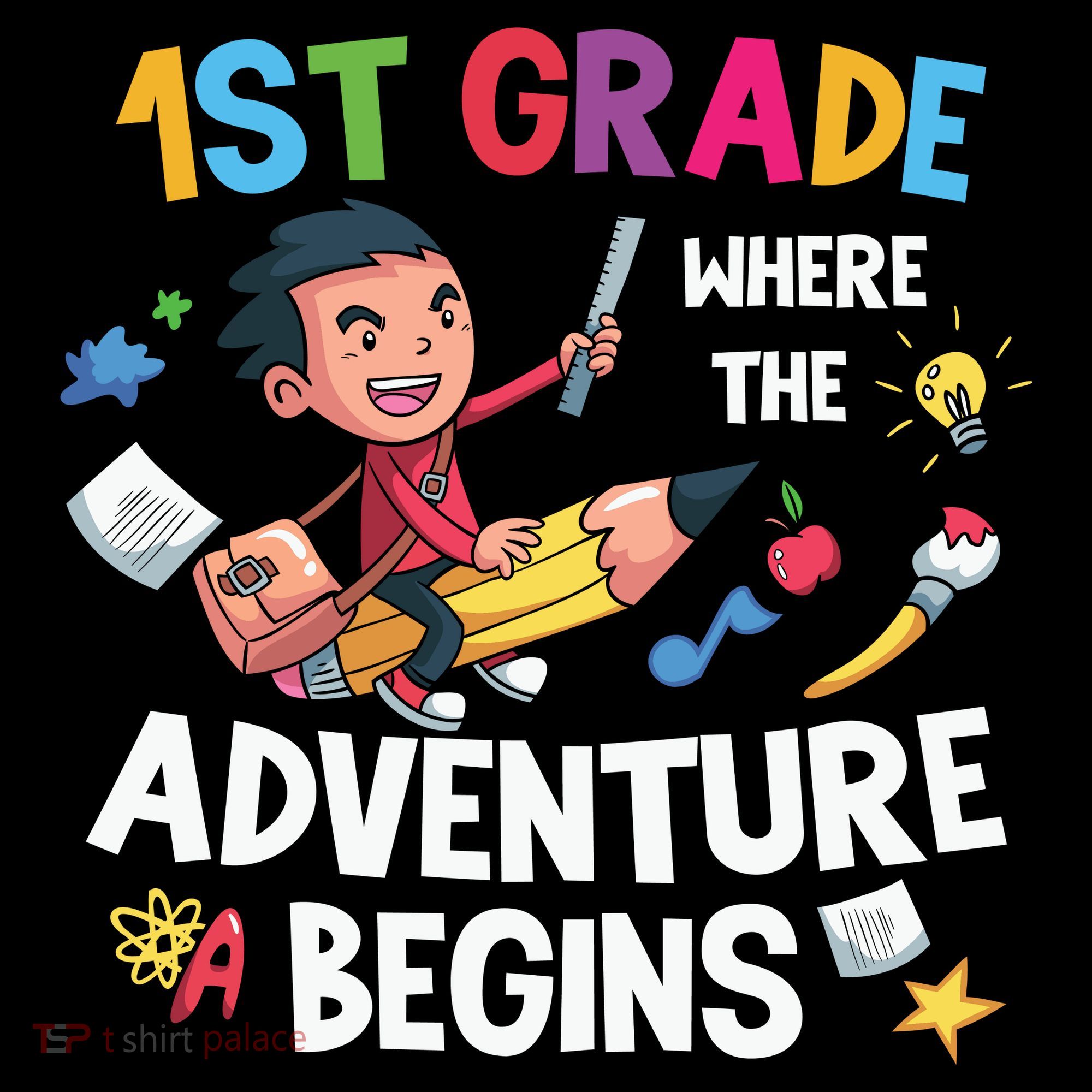 1st Grade Where The Adventure Begins Back To School Women's Hoodie