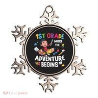 1st Grade Where The Adventure Begins Back To School Ornament thumb 0