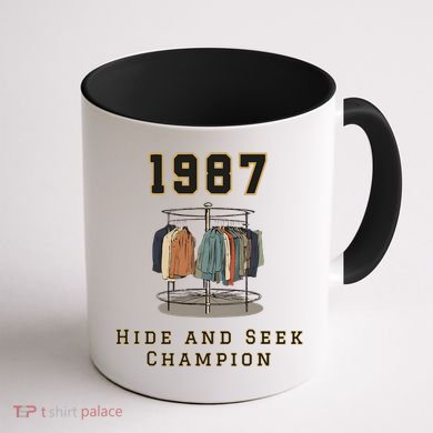 1987 Hide And Seek Champion Coffee Mug back