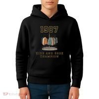 1987 Hide And Seek Champion Kids Hoodie thumb 4