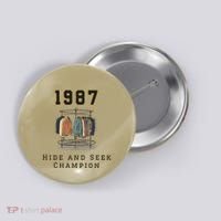 1987 Hide And Seek Champion Button thumb 0