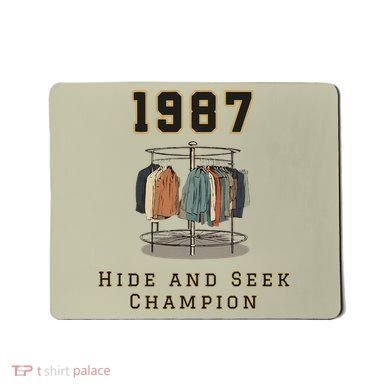 1987 Hide And Seek Champion Mousepad