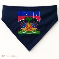 1804 Haiti Haitian Independence USA-Made Doggie Bandana thumb 0