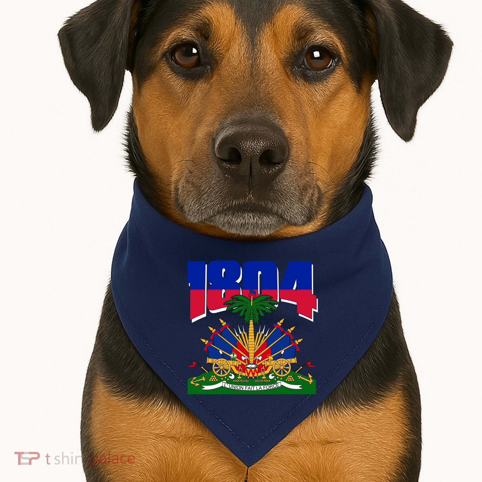 1804 Haiti Haitian Independence USA-Made Doggie Bandana