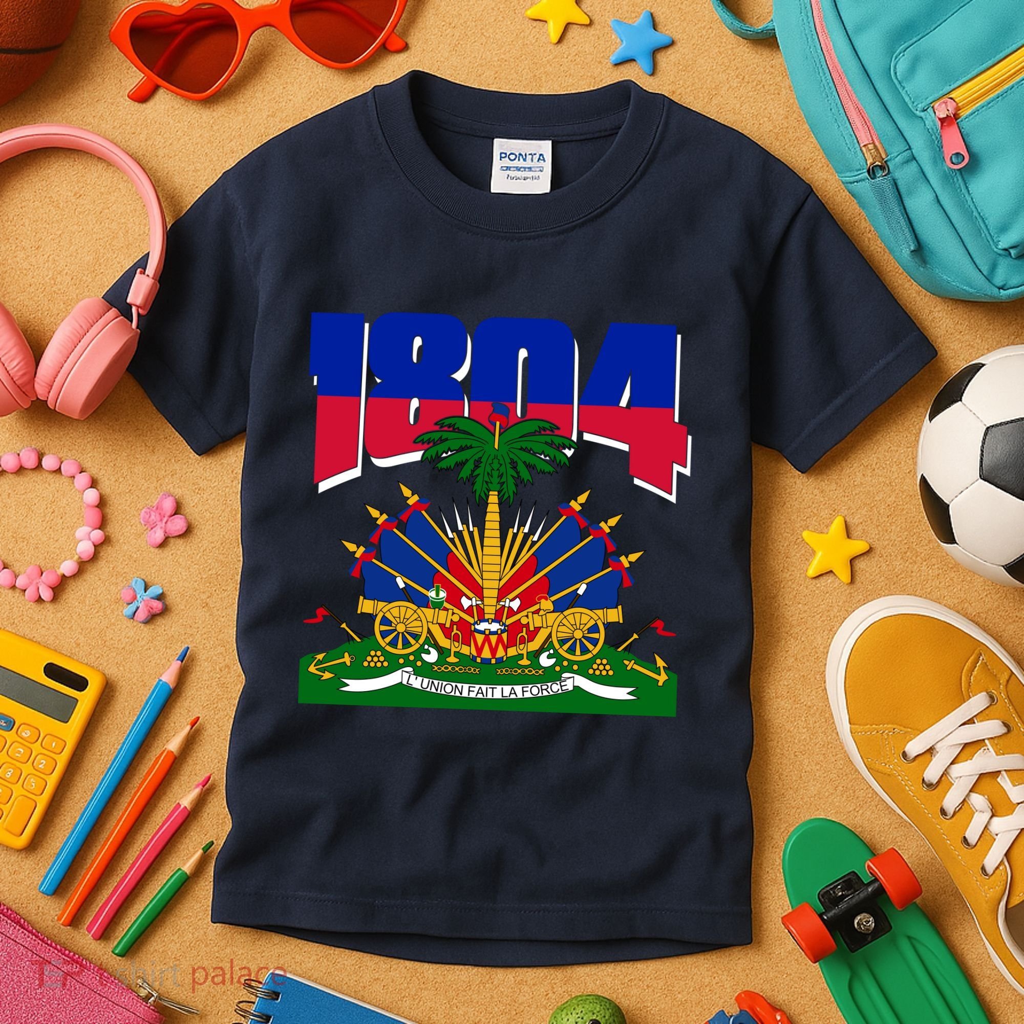 1804 Haiti Haitian Independence Kids T-Shirt