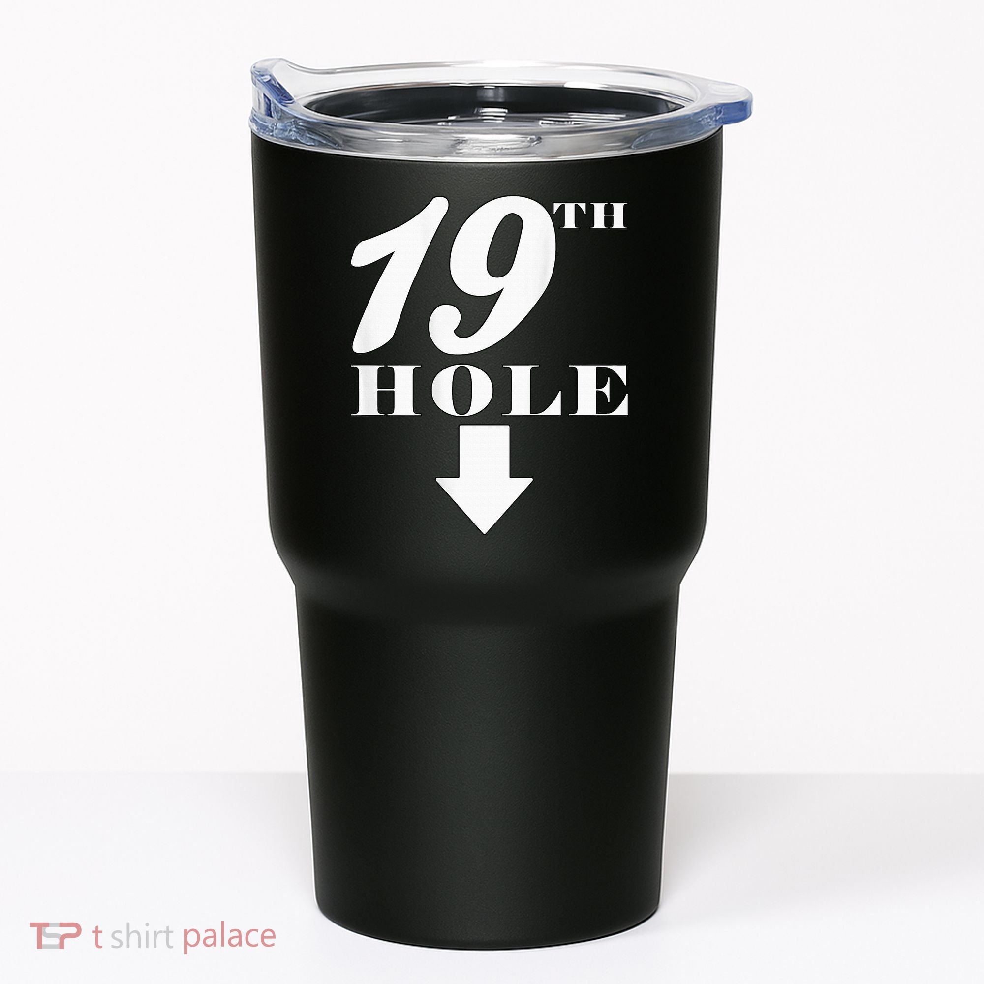 19th Hole With Arrow Funny Golfer Joke Tumbler