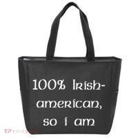 100% Irish American So I Am St Patricks Day Tote Bag thumb 0