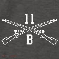 11b Infantryman Crossed Rifles Vector Backpack thumb 2
